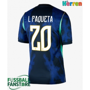 Brasilien Lucas Paqueta #20 Replik Auswärtstrikot WM 2026 Kurzarm